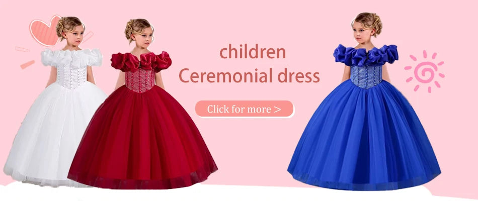 Girl's Dress Flower Wedding Elegant Lace Prom Bridesmaid Birthday Party Kids Lace Dress Vintage Performance Dresses The Clothing Company Sydney