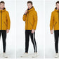 Men's  Lightweight Cotton Jacket Casual Trend Coat Male Windbreaker Coat hooded Jacket