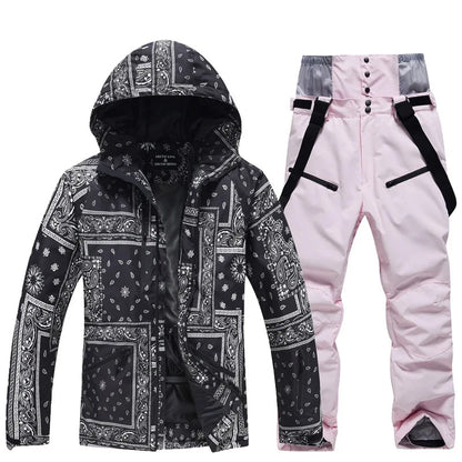 2 Piece Jacket Pants Ski Suit Sets Waterproof Snow Costume Ski Jacket and Pant Set Outdoor Clothing Snowboarding Set The Clothing Company Sydney