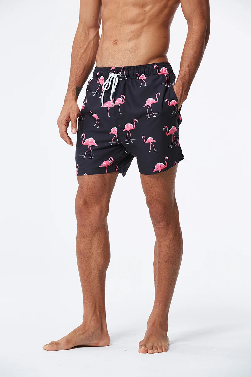 Summer Mens Beach Print Shorts Surfing Swimwear Fitness Workout Trunks Sportswear With Pockets Pants The Clothing Company Sydney