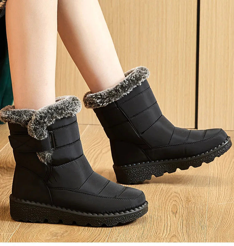 Women's Ankle Fur Snow Winter Boots The Clothing Company Sydney