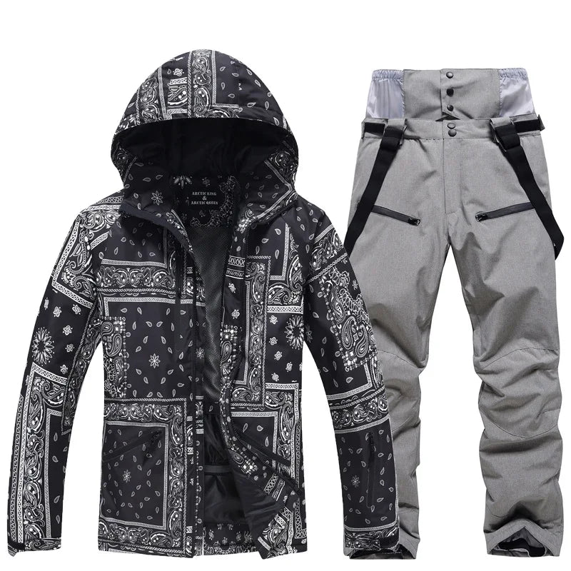 2 Piece Jacket Pants Ski Suit Sets Waterproof Snow Costume Ski Jacket and Pant Set Outdoor Clothing Snowboarding Set The Clothing Company Sydney