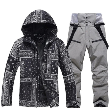 2 Piece Jacket Pants Ski Suit Sets Waterproof Snow Costume Ski Jacket and Pant Set Outdoor Clothing Snowboarding Set The Clothing Company Sydney