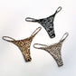 5 Pack Cotton G String Leopard Women Panties Flower Briefs Thong Low Waist T-back Underwear Seamless Lingerie