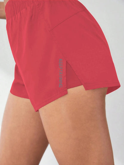 Women's Two Piece Gym Yoga Running Fitness Tennis Casual Basic Sports Shorts