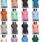 Summer UPF 50+ Short Sleeve Shirts Women's Sun Protection T-shirts Quick Dry 4 Buttons Tennis Workout Tee Golf Pullovers The Clothing Company Sydney