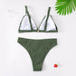 2 Piece Bikini Solid Plus Size Swimwear Two-Pieces Swimming Suit For Women Beach Brazilian Bathing Suits Bikini Set The Clothing Company Sydney