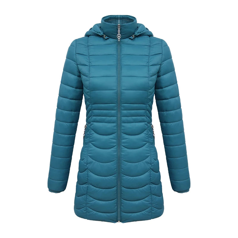 Winter Ultralight Warm Long Parka Coat Hooded Women Outdoor Padded Cotton Clothing Outerwear Jacket The Clothing Company Sydney