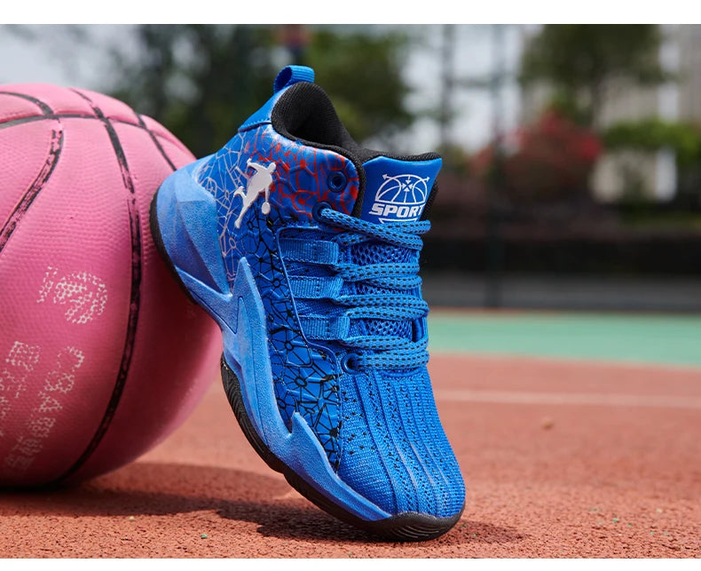 Kids Children‘s Basketball Shoes Non-slip Breathable Basketball Training Sneakers Lace-up Boys Girls Basketball Boots Athletic Shoes The Clothing Company Sydney
