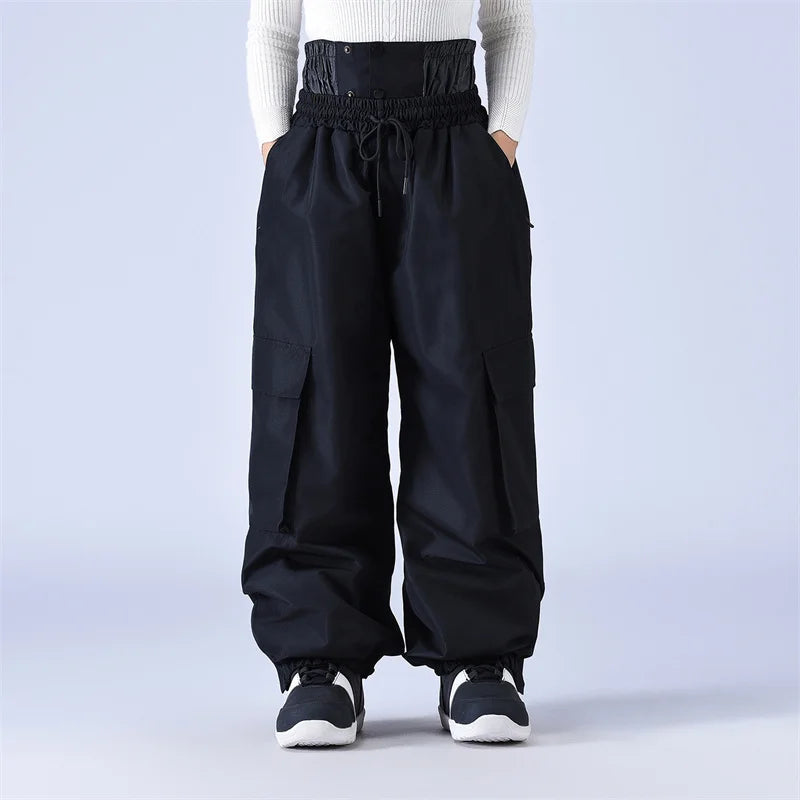 Loose Fit Men and Women Ski Bibs Bibbed Snowboard Pant Bibs SnowbSki Suit Pant Snowboarding Trousers The Clothing Company Sydney