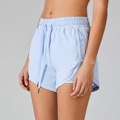 Women's Yoga Shorts Fitness Elastic Running Workout Ladies Gym Sport Inner Layer Shorts Fitness Sportwear