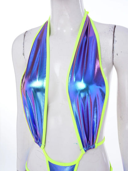 Women's One-piece Swimsuit Micro Bikini Bathing Suit Beachwear Sleeveless Bodysuit Swimwear The Clothing Company Sydney