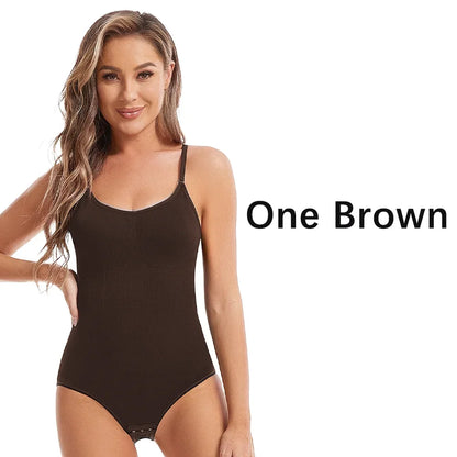 Women's Shapewear Seamless Full Body Shaper Smooth Out Bodysuit High Elastic Body Suits - The Clothing Company Sydney