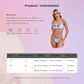 Womens Bikini Set Bathing Suit Pad Free Bra Top with High Cut Thong Briefs Side Tie Tying 2 Piece Swimwear Pool Beach Wear