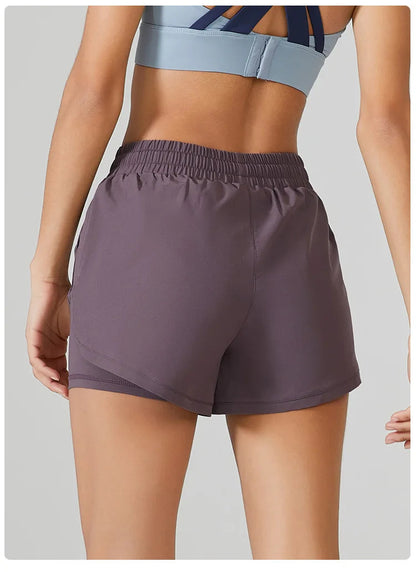 Women's Yoga Shorts Fitness Elastic Running Workout Ladies Gym Sport Inner Layer Shorts Fitness Sportwear The Clothing Company Sydney