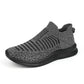 Breathable Casual Lightweight Outdoor Walking Anti-slip Men's Sneakers Slip on Flats Vulcanized Shoes