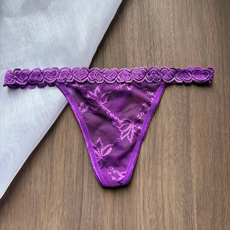 Custom Name Crystal Letter Thong Lace Bikini Panties G-String Low Waist Briefs The Clothing Company Sydney