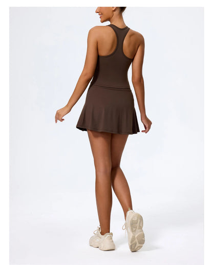 Women's Sports Skirt  High Waisted Workout Yoga Golf Skirt Quick Dry Breathable Short Skirt Casual Running Tennis Skorts