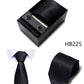 4 Piece Tie Handkerchief Cufflink Set For Men Necktie Holiday Gift Box Blue Gold Suit Accessories Slim Wedding Set The Clothing Company Sydney