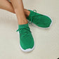 Mesh Breathable Soft Sole Sneakers Lightweight Non-Slip Running Walking Casual Lace Up Flats Shoes