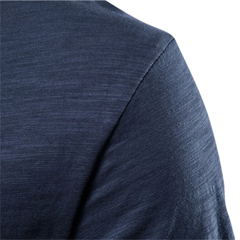 100% Cotton Men's T-shirt Casual Soft Fitness Summer T-shirts O-Neck Short Sleeve Top