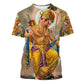 Hindu God Goddess Fun Graphic T-shirt Fashion Men's And Women's Crew Neck Short Sleeve Top Trend Street Wear The Clothing Company Sydney