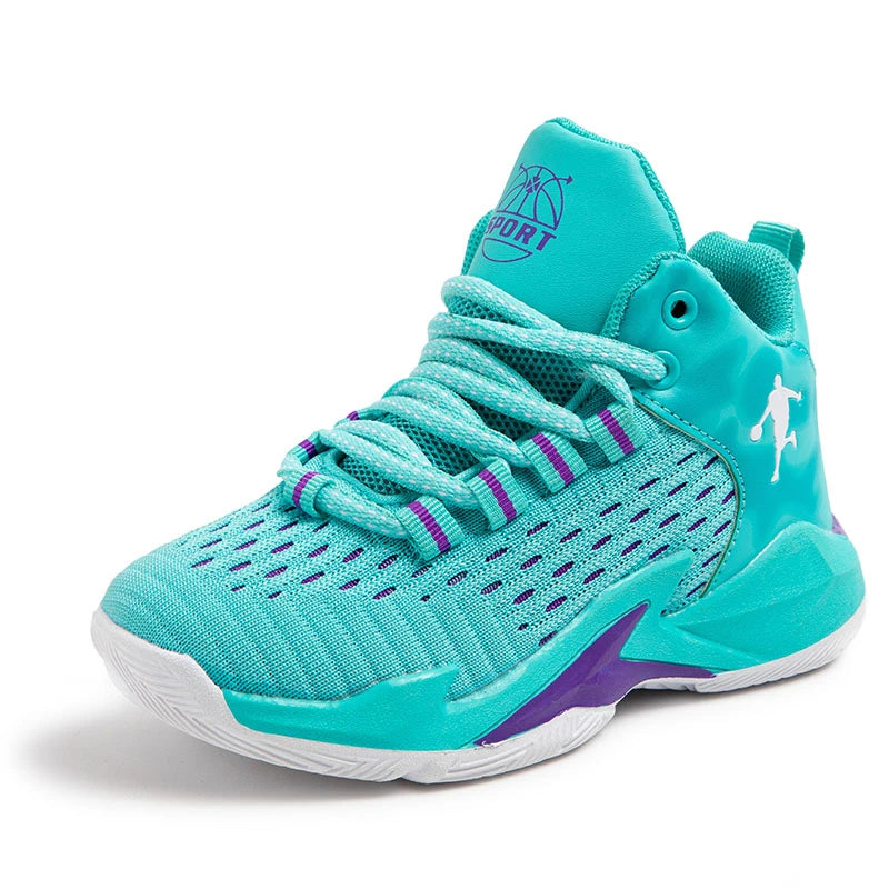 Kids Children‘s Basketball Shoes Non-slip Breathable Basketball Training Sneakers Lace-up Boys Girls Basketball Boots Athletic Shoes The Clothing Company Sydney