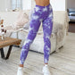 Marbling Tie-Dye Yoga Pants Sports Leggings Exercise Running Fitness High Waist Seamless Gym Leggings Women's Workout Tights The Clothing Company Sydney