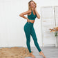 2 Piece Set Workout Gym Clothes For Women Yoga Set Solid Colour Fitness Leggings Sportswear Women's Yoga Wear Sport Bra And Pants The Clothing Company Sydney