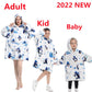 Family Hoodie Blanket for Winter Large Oversize Hoodie for Adult and Child Wearable Hooded Blanket The Clothing Company Sydney