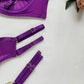 5-Piece Costume Hollow Underwear Sensual Open Bra Outfits Lingerie Set