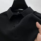 Summer Men's Lop-up Hollow Short-sleeved Polo Shirt Ice Silk Breathable Business Fashion T-Shirt Male Top The Clothing Company Sydney