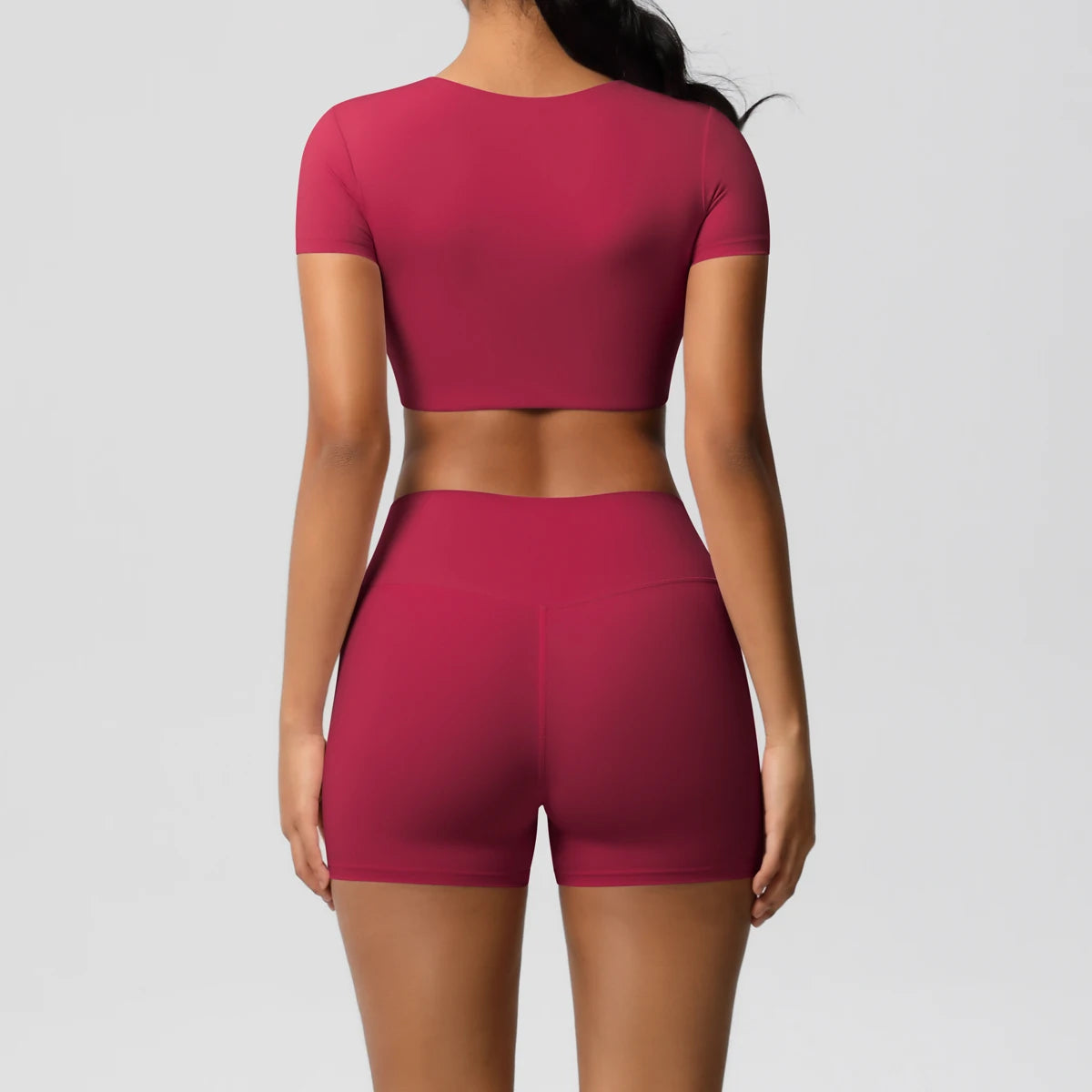 2 Piece Workout Sportswear Active Wear Sports Tank Top Bike Shorts Women Gym Bicycle Sorts Matching Set The Clothing Company Sydney