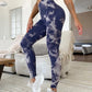 Hip Lifting Seamless Fitness Gym Leggings Tie-Dye Yoga Pants Women's Exercise Tights High Waist Workout Pants The Clothing Company Sydney