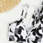 3 Piece Summer Print Swimsuits Tankini Sets Swimwear Beach Wear Bathing Suits Pool Women's Swimming Suit