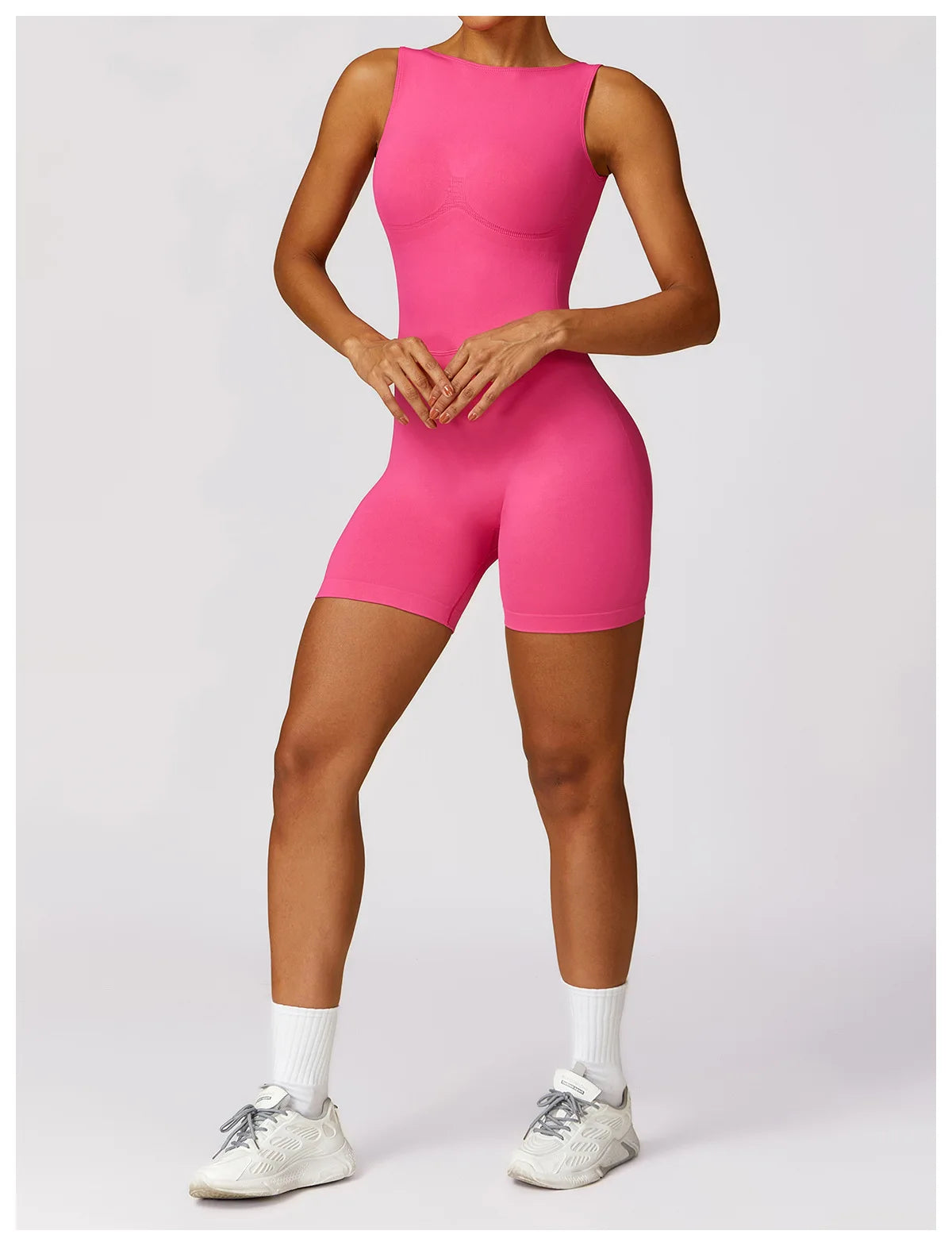 Yoga Set One-Piece Seamless Hollowed Out Women's Jumpsuits Gym Push Up Workout Fitness Bodysuit