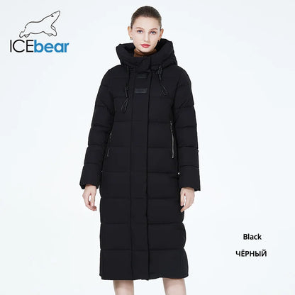 Maxi Long quilted coat elegant thick cotton jacket winter women's Outerwear with hood The Clothing Company Sydney