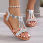 Women's Wedge Sandals Summer Shoes Shiny Rhinestones Elastic Platform Peep Toe Outdoor Sandals The Clothing Company Sydney