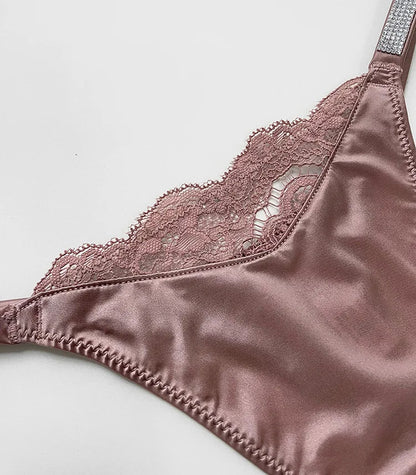 Rhinestone Lace Women Panties Seamless Underwear G String Letter Transparent Thong Female Low Rise Ladies Briefs
