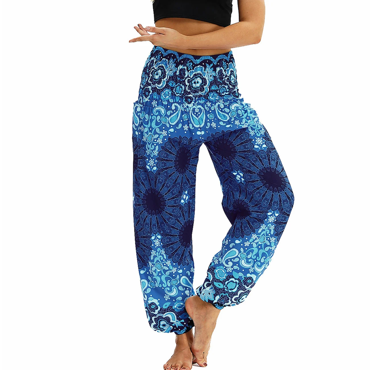 Women's Harem Pants Bohemian Yoga Pants Flowy Trouser Yoga Boho Hippie Clothing Pilates Pants with Pocket The Clothing Company Sydney