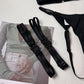 4 Piece Tassel Lingerie Bra Intimate Panties Outfit Sets