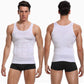 Men's Body Shaper Vest Shirt Abs Gym Workout Compression Tank Top Sleeveless Shapewear