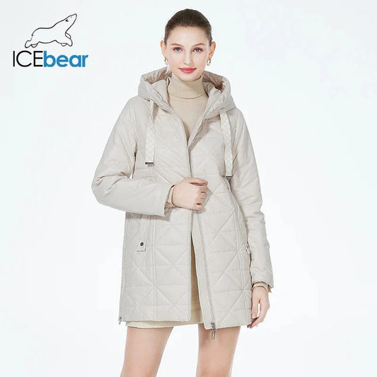 Women's Padded Coat Autumn Mid-Length Loose Parka Light Cotton Quilted Jacket