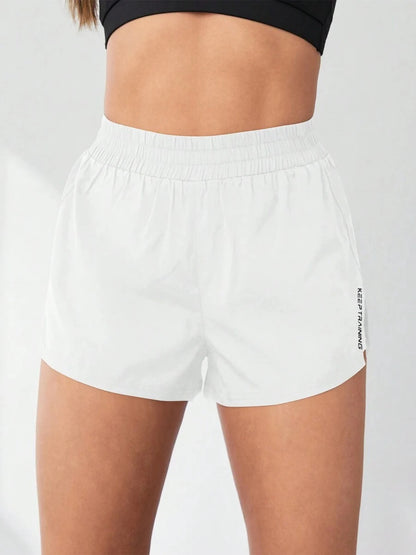 Women's Two Piece Gym Yoga Running Fitness Tennis Casual Basic Sports Shorts
