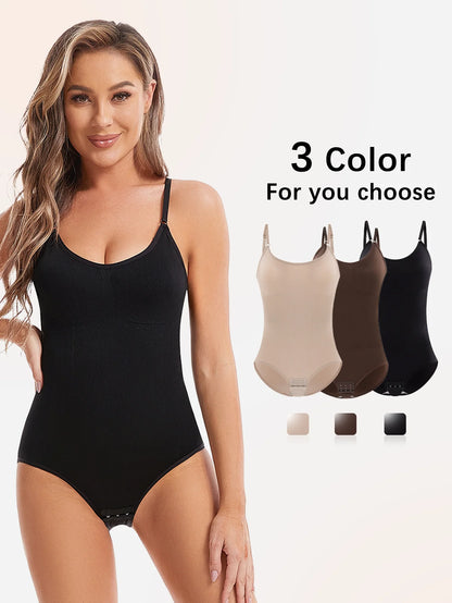 Women's Shapewear Seamless Full Body Shaper Smooth Out Bodysuit High Elastic Body Suits - The Clothing Company Sydney