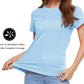 Summer Casual T-shirts UPF 50+ Quick Dry Womens Skin Sun Protection T-shirt Outdoor Running Swim Athletic T shirts Tops