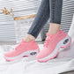 Women's Sneakers Fashion Air Platform Breathable Slip-On Walking Shoes Ladies Outdoor Tennis Shoes The Clothing Company Sydney