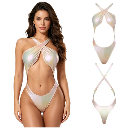 Women's One-piece Swimsuit Micro Bikini Bathing Suit Beachwear Sleeveless Bodysuit Swimwear The Clothing Company Sydney