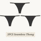 3 Pack Seamless Thong Women Thin Strap Low Waist High Flexibility Panties Briefs T-back Comfortable Underwear The Clothing Company Sydney