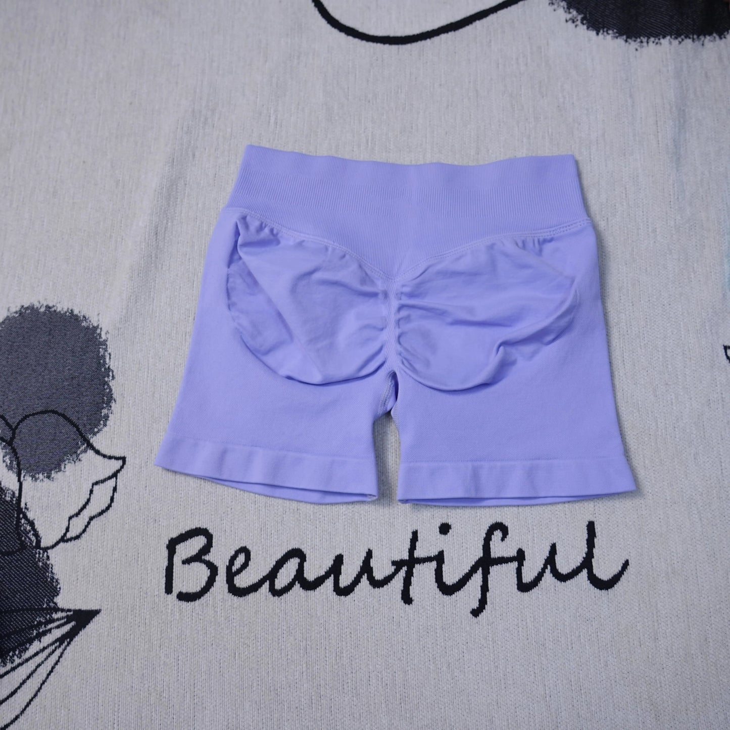 Dynamic Shorts 4.5" Women's Seamless Yoga Shorts High Waisted Butt Lifting Breathable Workout Gym Running Bike Shorts The Clothing Company Sydney